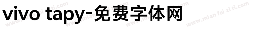 vivo tapy字体转换